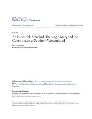 The Virgin Mary and the Construction of Southern Womanhood