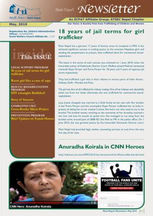 Anuradha Koirala in CNN Heroes