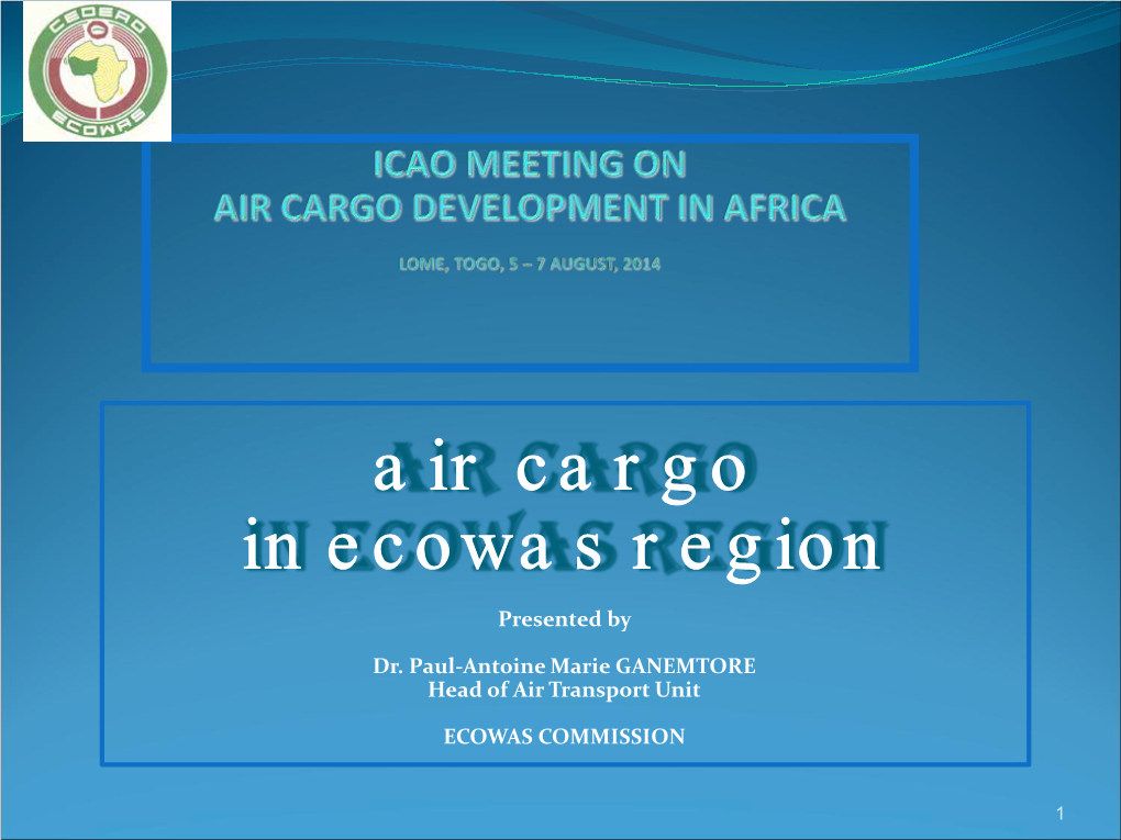 Responding to Air Cargo Challenges