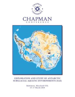 Exploration and Study of Antarctic Subglacial Aquatic Environments (SAE)