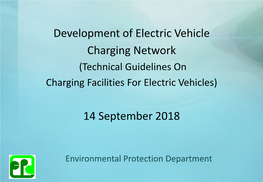 EPD's Presentation on EV Charging Facilities