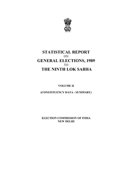 Statistical Report General