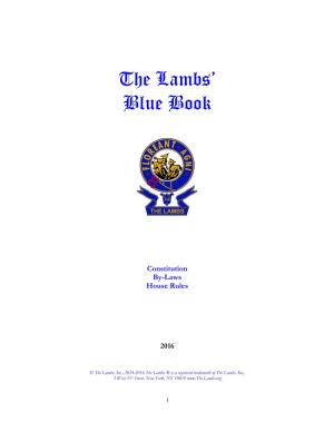The Lambs' Blue Book