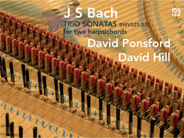 Arranged for Two Harpsichords by David Ponsford Vol