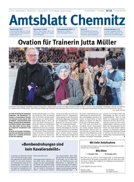 Ovation Für Trainerin Jutta Müller