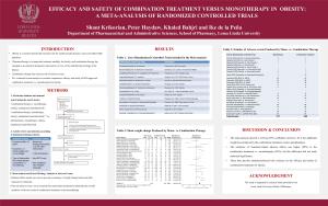 Efficacy and Safety of Combination Treatment Versus Monotherapy in Obesity: a Meta-Analysis of Randomized Controlled Trials