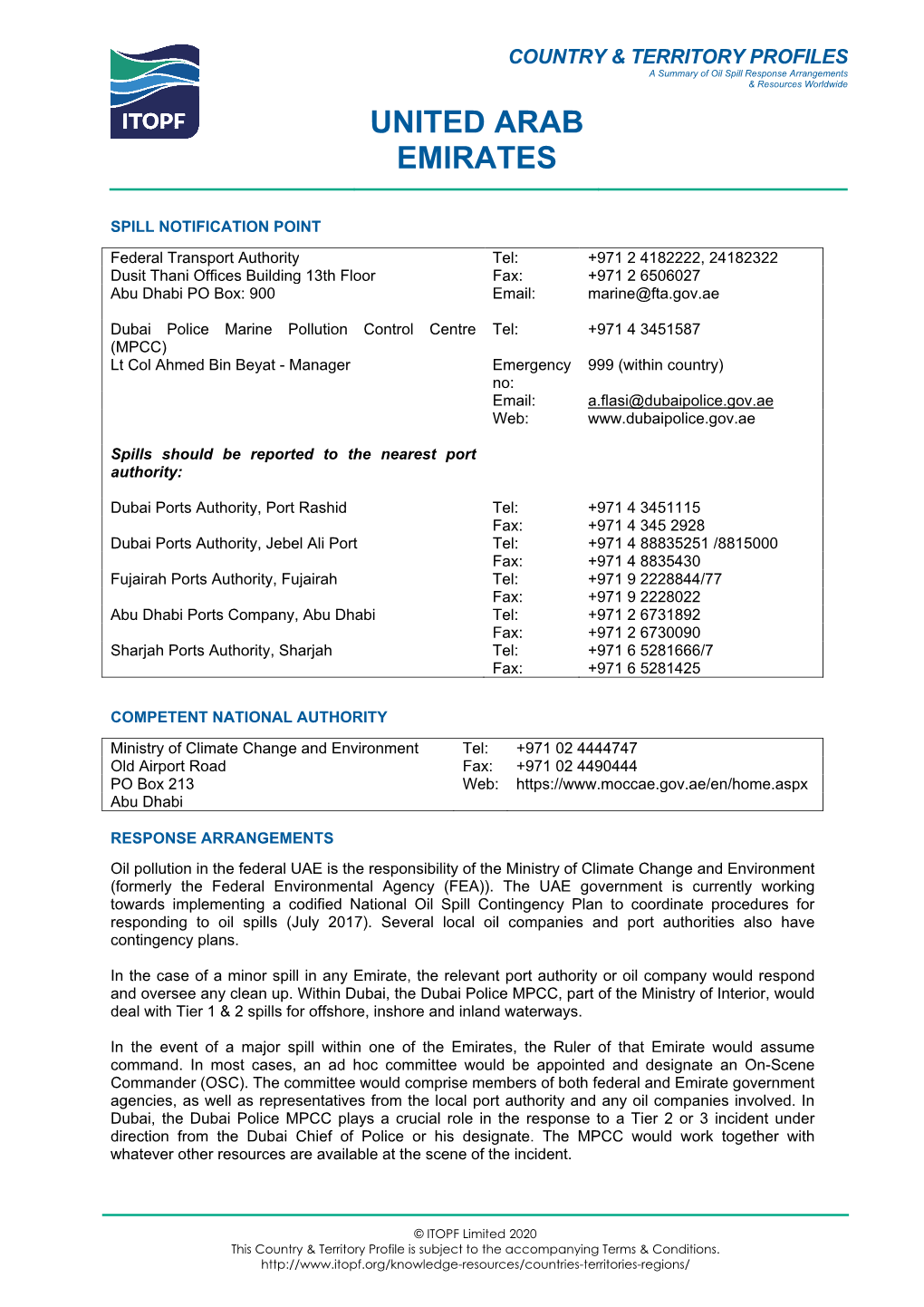 Download Country Profile for United Arab Emirates