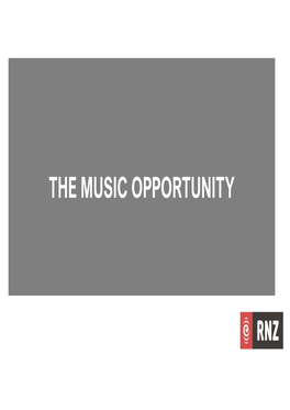 The Music Opportunity