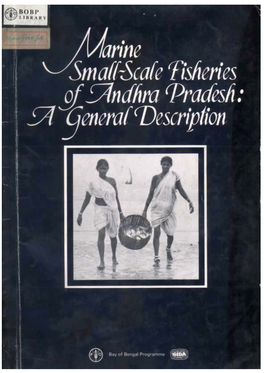 Marine Small-Scale Fisheries of Andhra Pradesh: a General