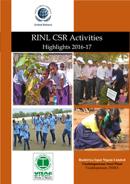 RINL CSR Activities Highlights 2016-17