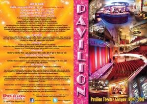 Forthcoming Attractions Brochure
