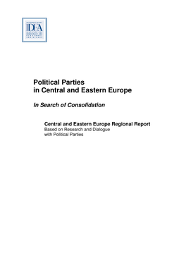 Political Parties in Central and Eastern Europe