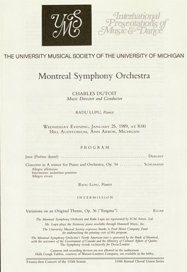 Montreal Symphony Orchestra