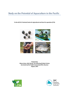 Study on the Potential of Aquaculture in the Pacific