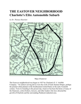 EASTOVER NEIGHBORHOOD Charlotte's Elite Automobile Suburb by Dr