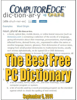 Computoredge 09/05/14: the Best Free PC Dictionary