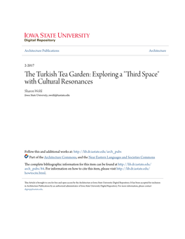 The Turkish Tea Garden: Exploring a "Third Space" with Cultural