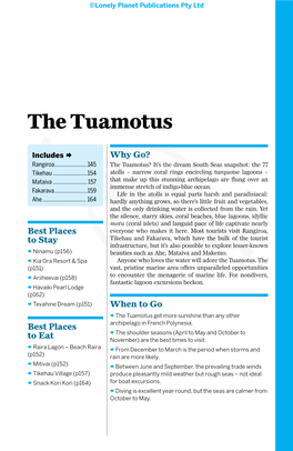 The Tuamotus