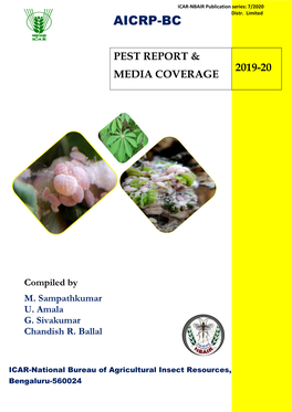 Crop Pest Report & Media Coverage 2019-20
