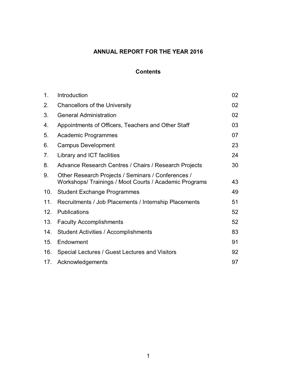 Annual Reports 2016
