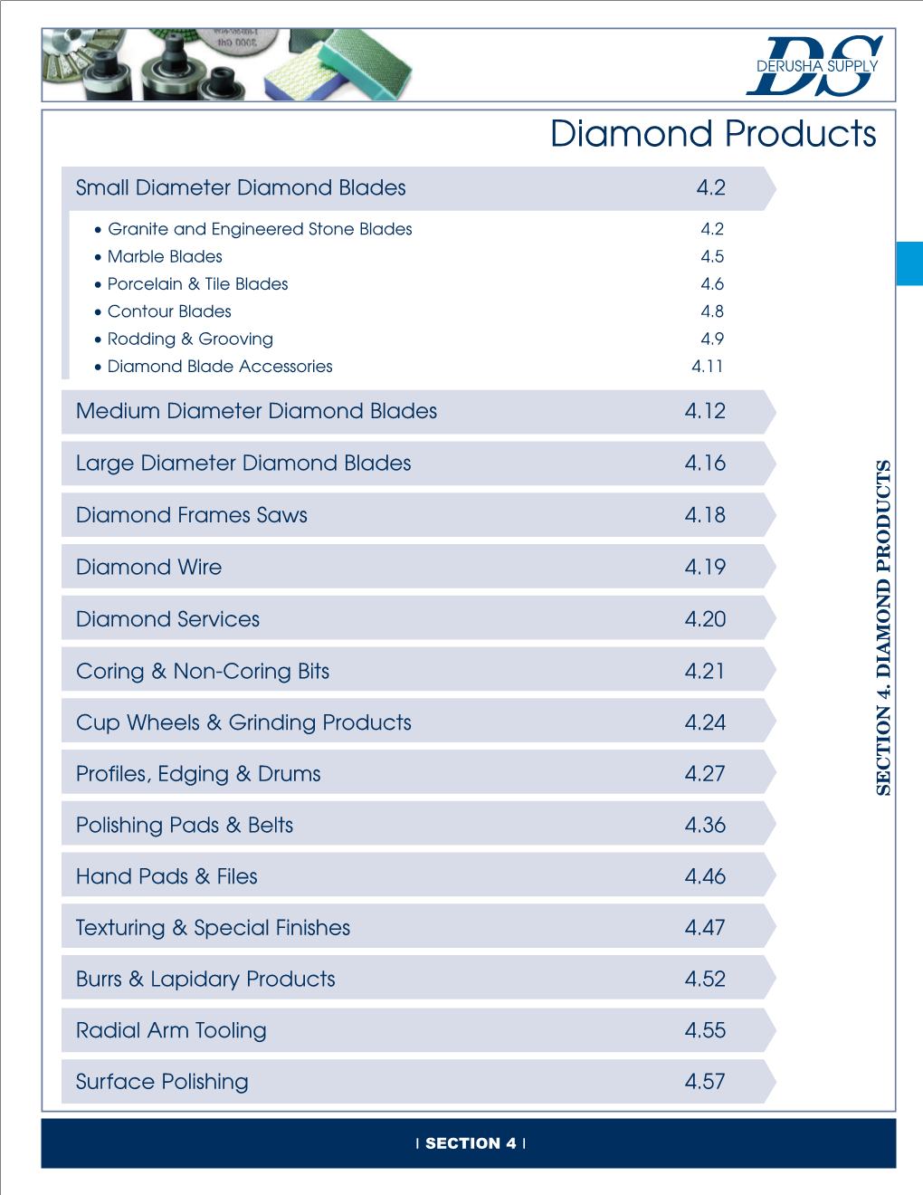 Section 4 – Diamond Products