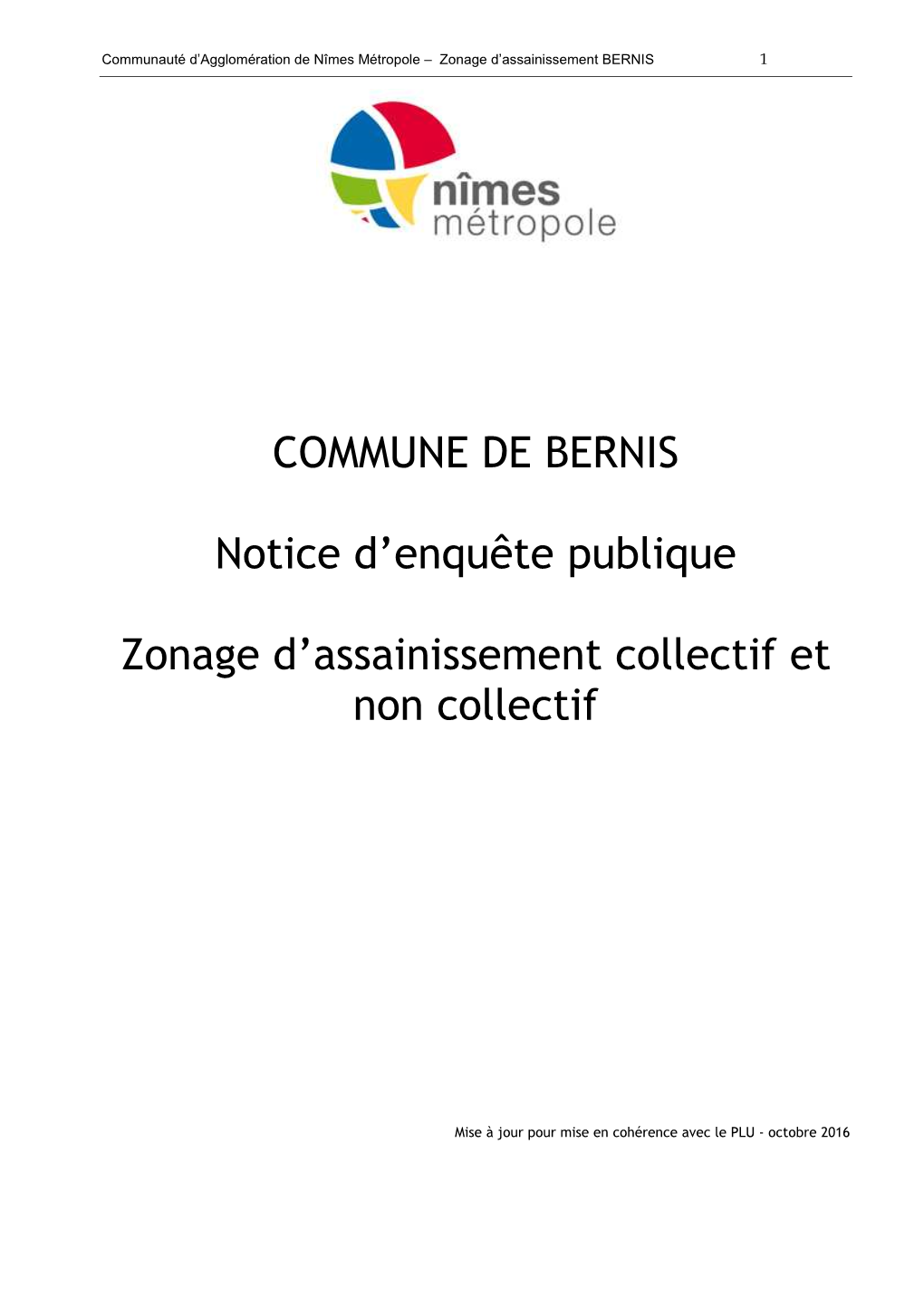 Notice Projet Bernis-2016