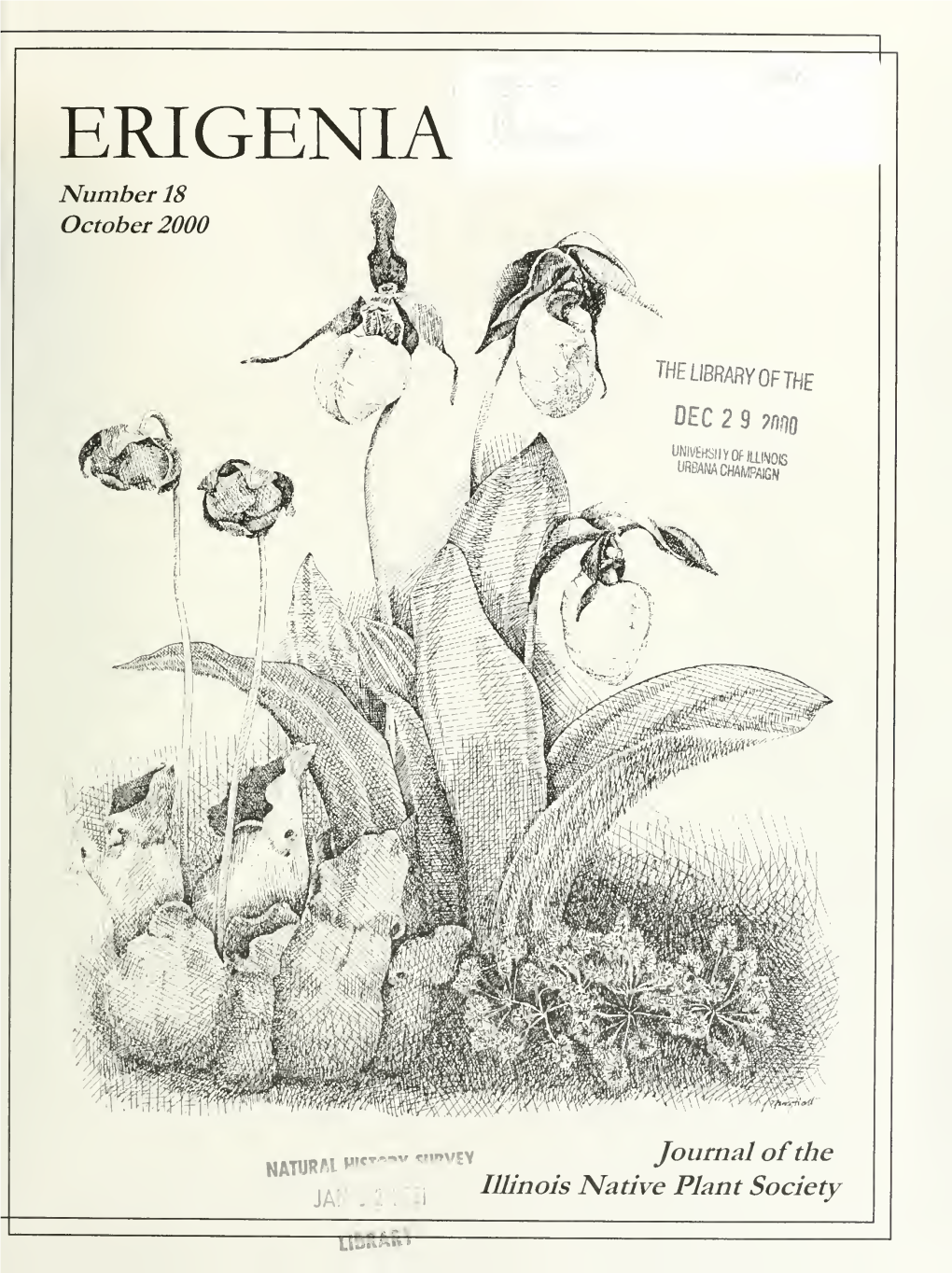 Erigenia : Journal of the Southern Illinois Native Plant Society