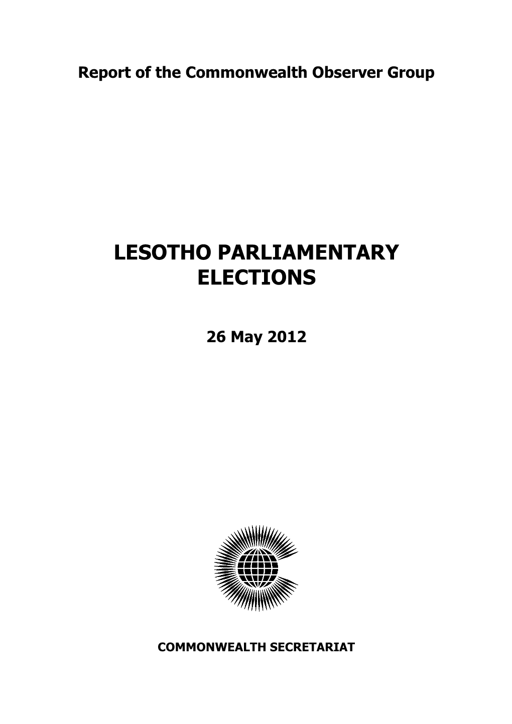 Lesotho Parliamentary Elections