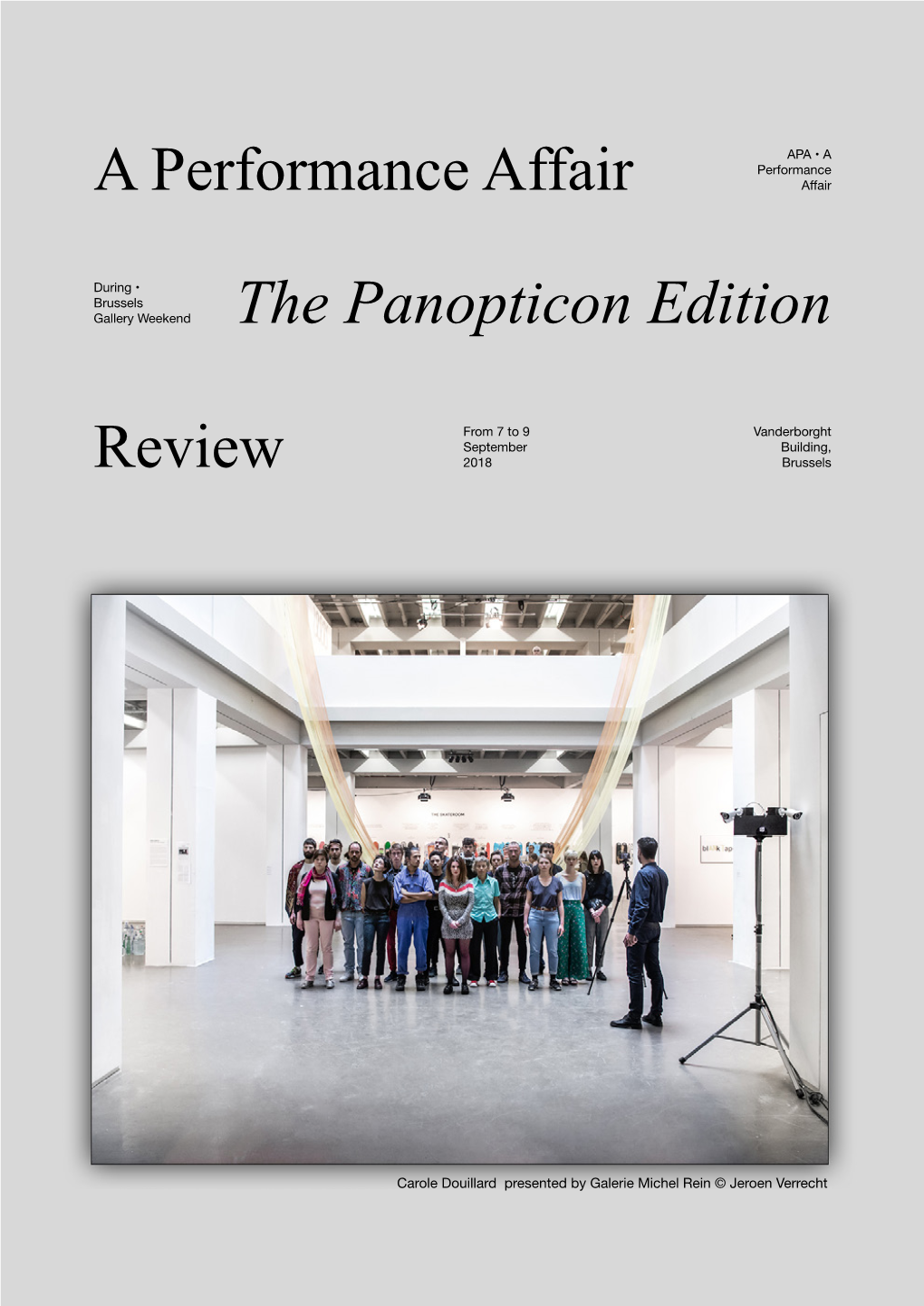 A Performance Affair the Panopticon Edition Review