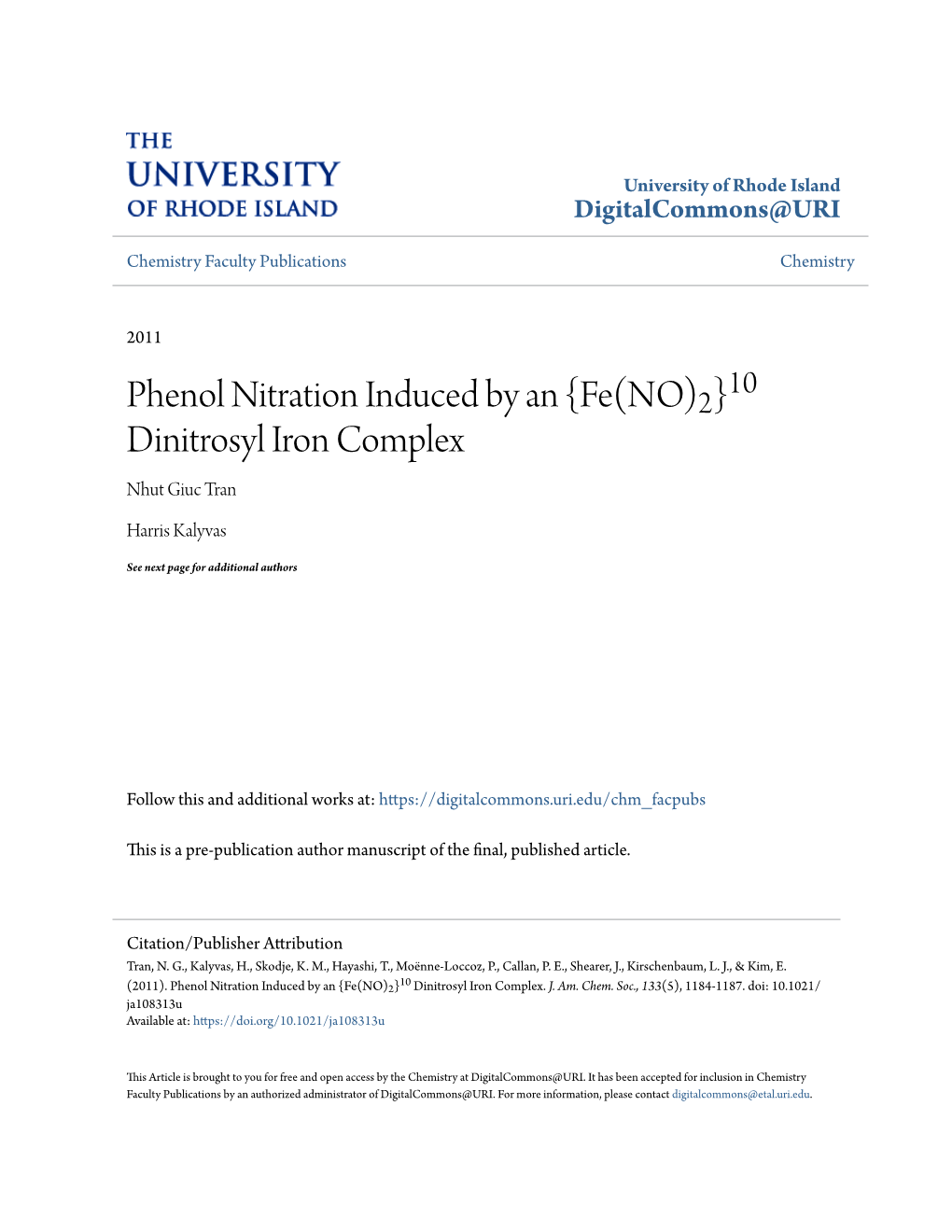 10 Dinitrosyl Iron Complex