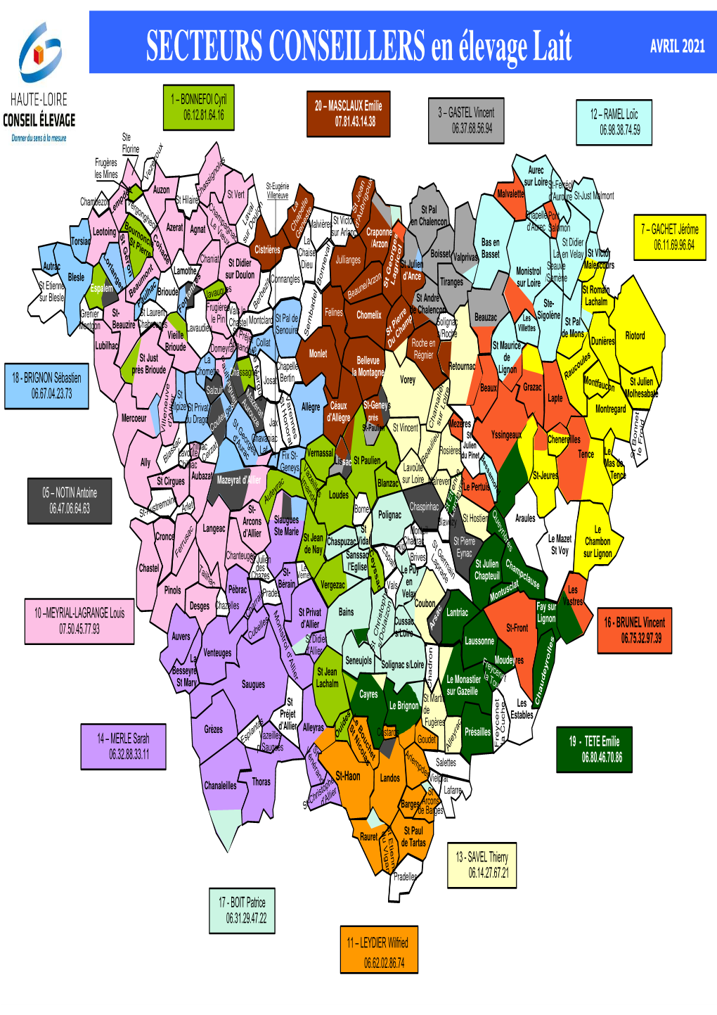 Carte De Secteurs