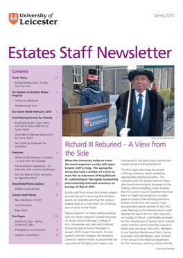 Estates Staff Newsletter