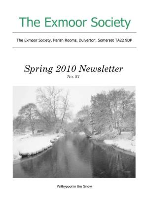 Spring 2010 Newsletter No