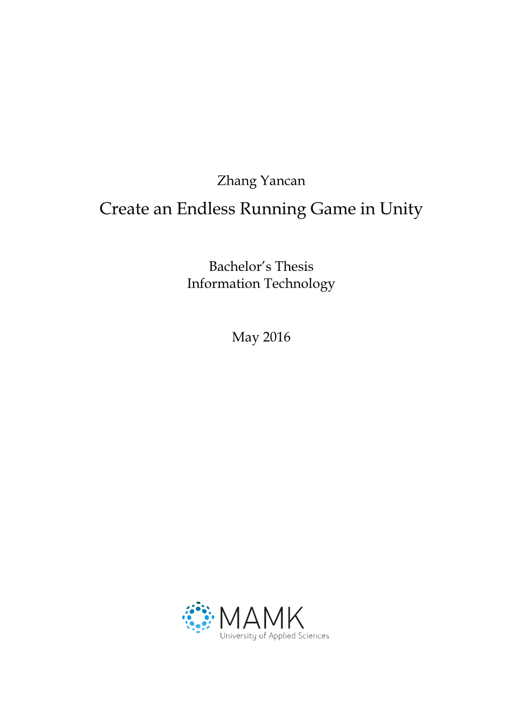 Create an Endless Running Game in Unity