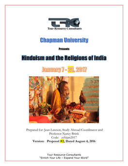 Hinduism and the Religions of India