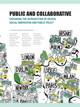 Public and Collaborative Exploring the Intersection of Design, Social Innovation and Public Policy