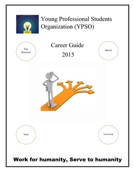 Young Professional Students Organization ) YPSO ( Career Guide 2015