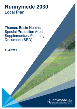 Thames Basin Heaths Special Protection Area Supplementary Planning Document (SPD)