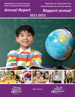 Annual Report, Education and Early Childhood Development, 2011-2012