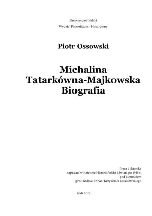 Michalina Tatarkówna-Majkowska Biografia