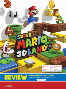 Reviewsuper Mario 3D Land Review