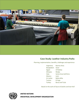Case Study: Leather Industry Parks