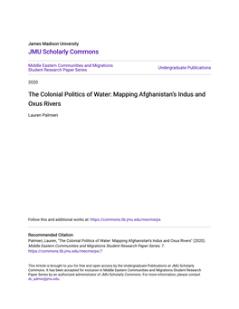 Mapping Afghanistanâ•Žs Indus and Oxus Rivers