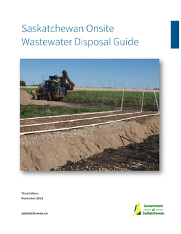 Saskatchewan Onsite Watewater Disposal Guide