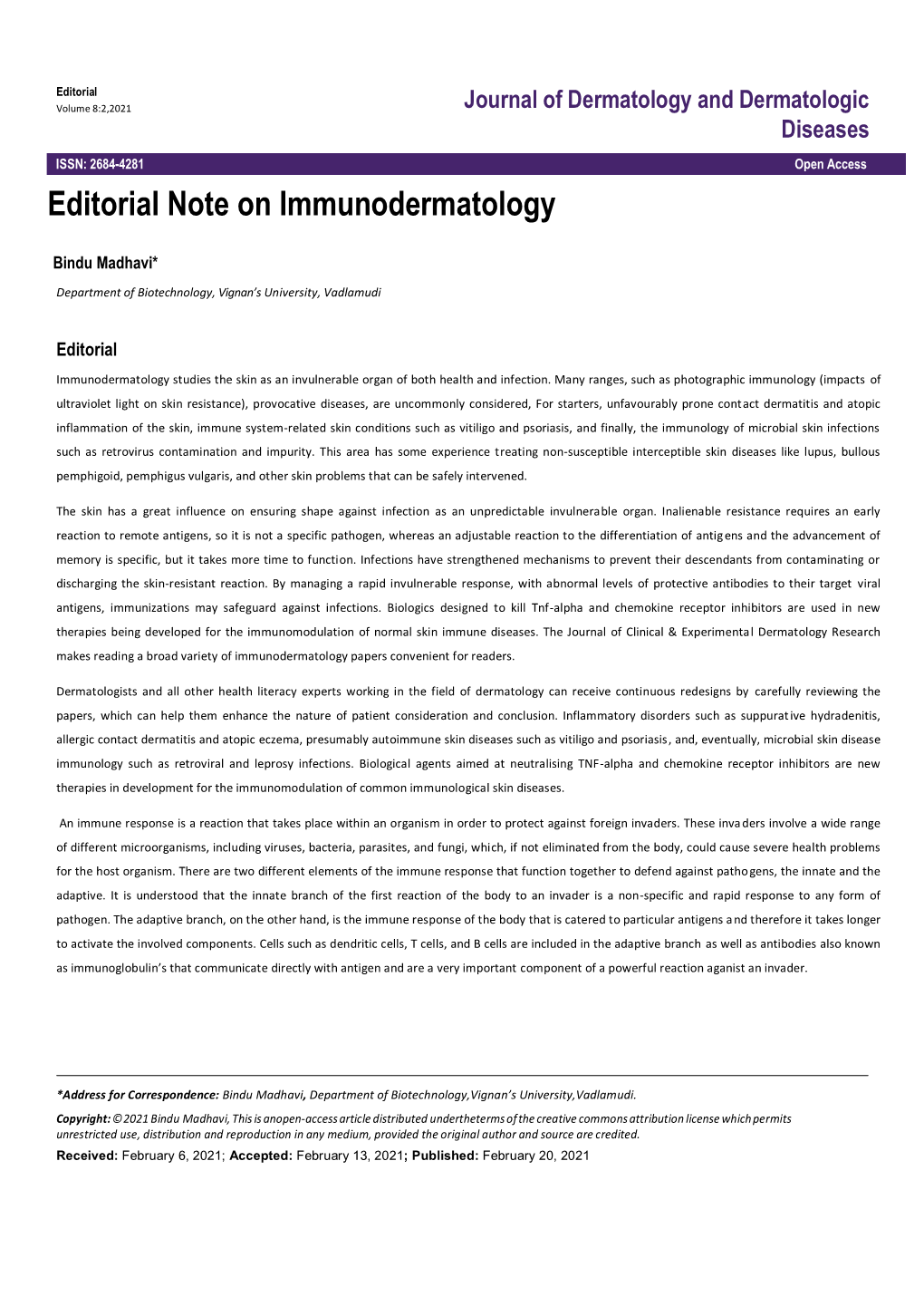 Immunodermatology