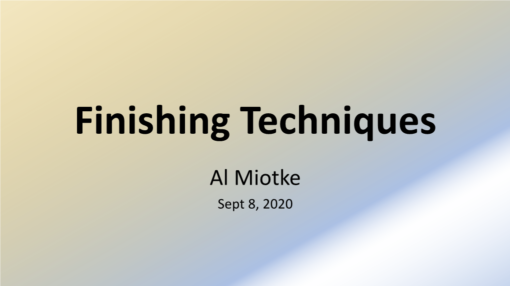 Finishing Techniques.Pdf