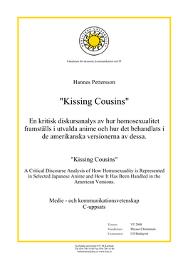 "Kissing Cousins"