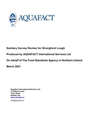 Sanitary Survey Review for Strangford Lough