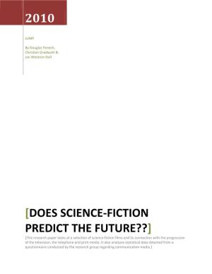 The Evolution of Science-Fiction Films and Novels