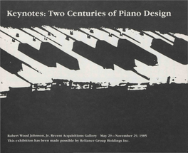 Two Centuries of Piano Design